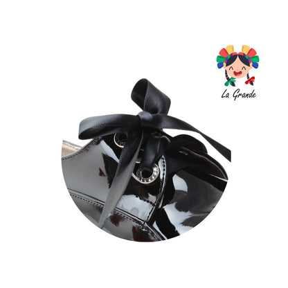 110 MIG NACEREM Negro Charol Zapato Escolar para Dama