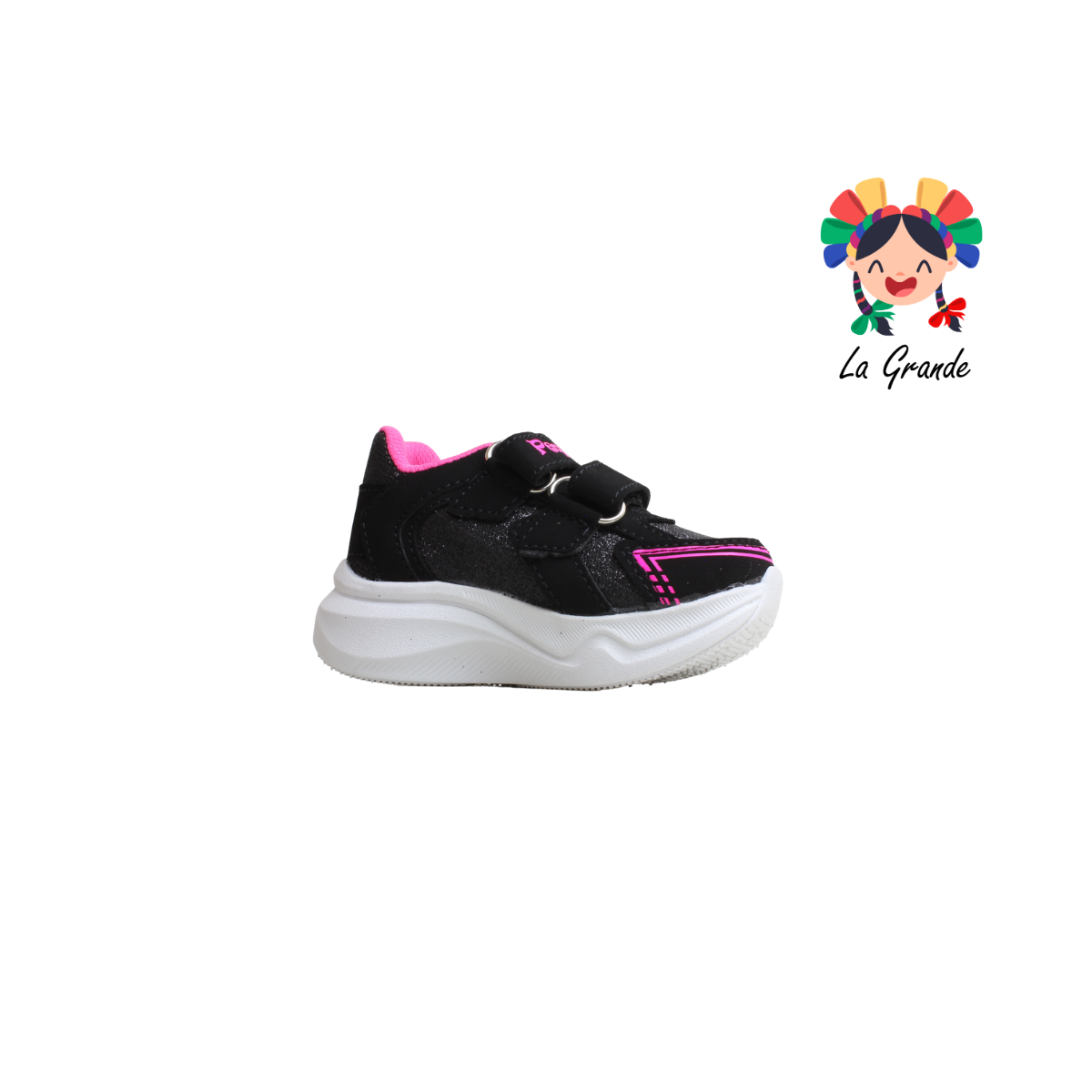 110 PEQUES Negro Fucsia Casual para Bebe