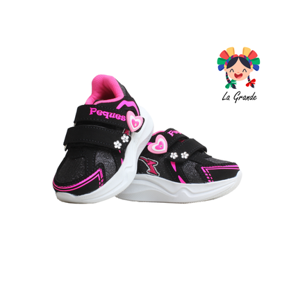 110 PEQUES Negro Fucsia Casual para Bebe