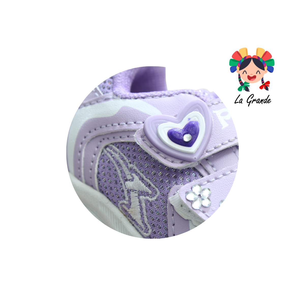 110 PEQUES Lila Blanco Casual para Bebe