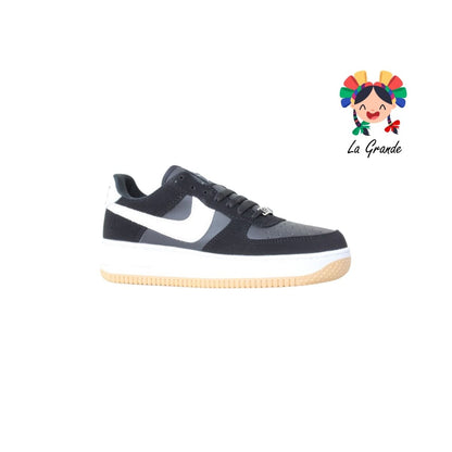 110 SNIK Negro Liga Nobuck Tenis Casual para Dama y Joven