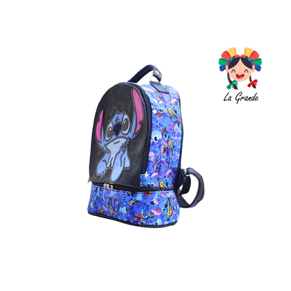 016 STICH LUCCIANA Mochila Negro Rey Casual para Dama