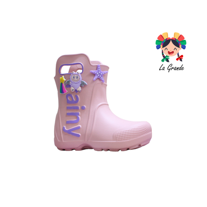 CX-0159 NEHK Multicolor Bota De Hule para Niña y Niño