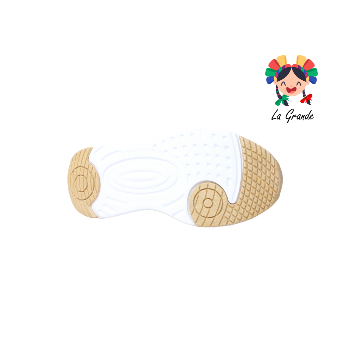 096 PRISMA Negro Camel Tenis Deportivo para Dama