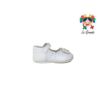 1122 DOGI Blanco Piel Zapato Casual para Bebé