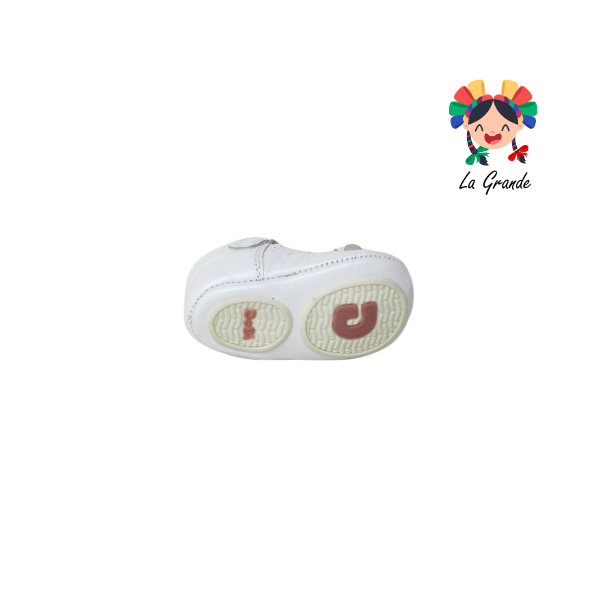 1122 DOGI Blanco Piel Zapato Casual para Bebé
