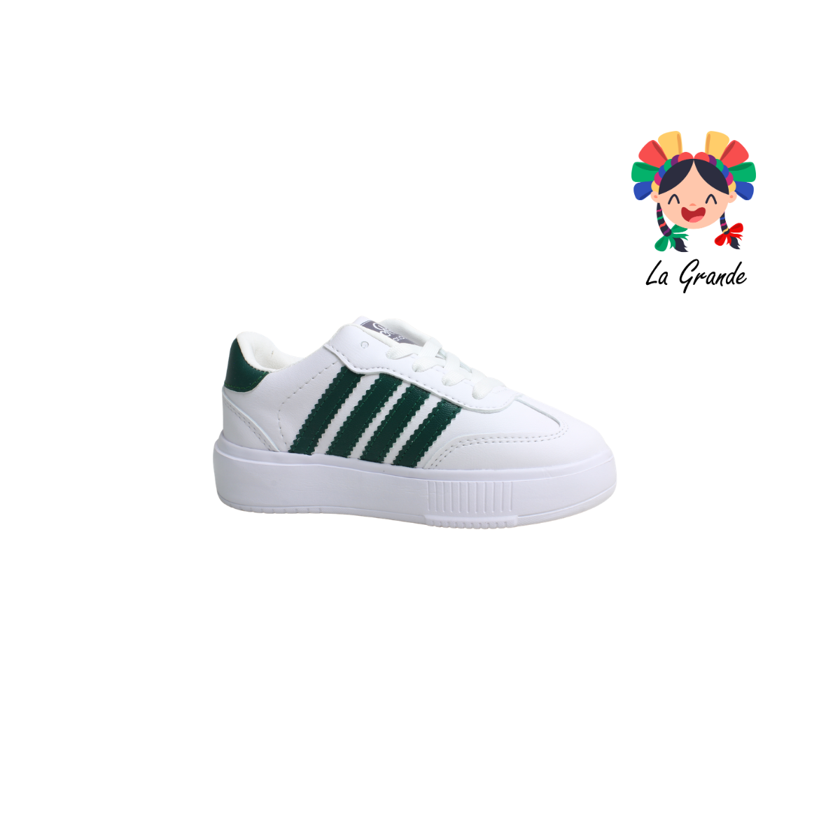 1929 ROJO ARANDANO Bco Vde Bosque Tenis Casual para Niña, Niño, Dama y Joven