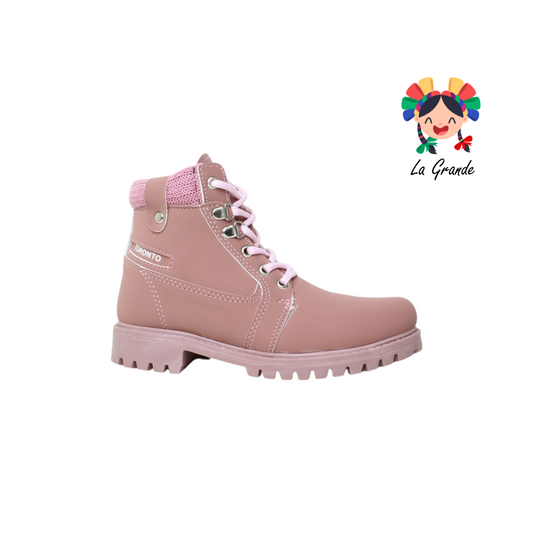 1150 TORONTO Rosa Nobuck Bota Casual para Dama
