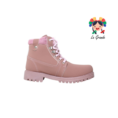 1150 TORONTO Rosa Nobuck Bota Casual Montaña para Dama