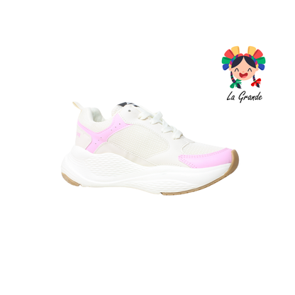 096 PRISMA Latte Rosa Tenis Deportivo para Dama