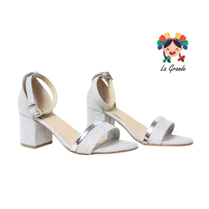 1165 KAROLINE Rich Plata Zapatilla para Dama