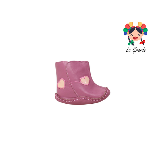 116 ABC Rosa Bota Casual para Bebé