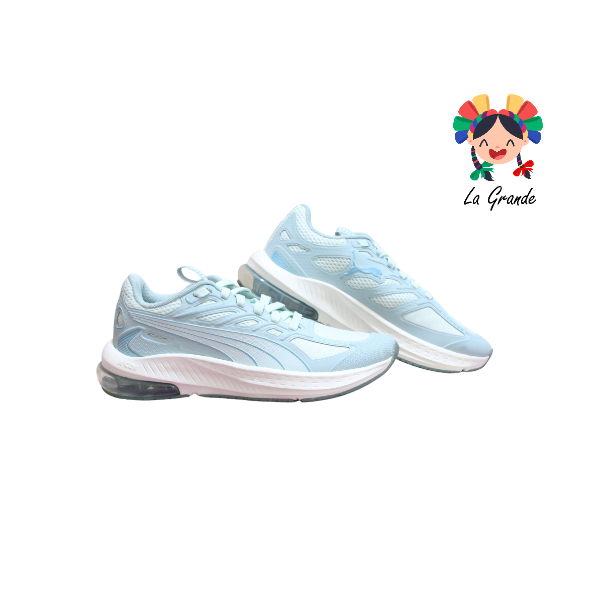 X-CELL LIGHTSPEED PM Azul Verde Tenis Deportivo con Válvula  Importado Original Para Dama