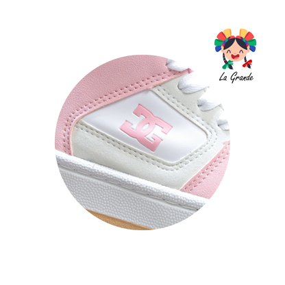 850 GMC Rosa Bco Late Tenis Casual para Niña