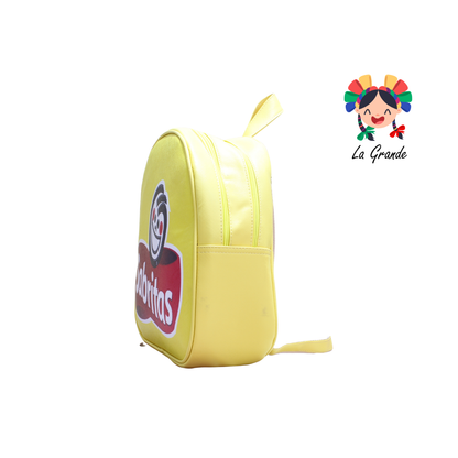 017 SABRITA LUCCIANA Mochila Amarillo Casual para Dama