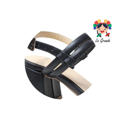 1171 KAROLINE Negro Cabra Zapatilla Casual para Dama