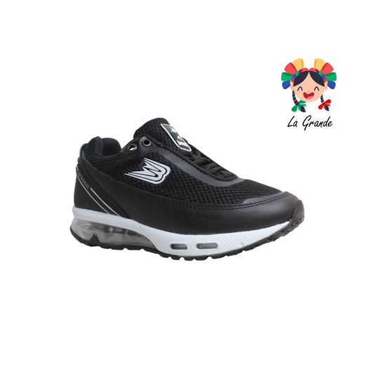 178 BOOST Negro Blanco Tenis Deportivo de Válvula para Dama y Joven