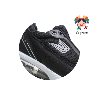 178 BOOST Negro Blanco Tenis Deportivo de Válvula para Dama y Joven