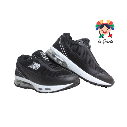 178 BOOST Negro Blanco Tenis Deportivo de Válvula para Dama y Joven