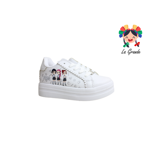 750 K POP CHAMPS Blanco Tenis Casual para Niña