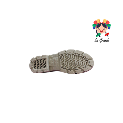 Kenya SANDARELY Negro Beige Botin de Hule para Dama
