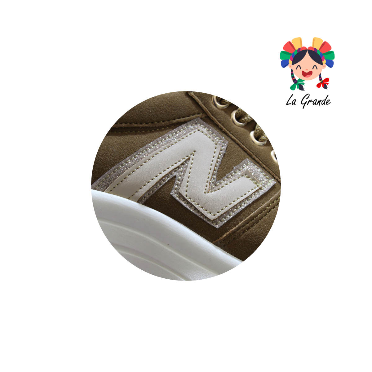 909 WILDCAT Camel Tenis Casual para Dama