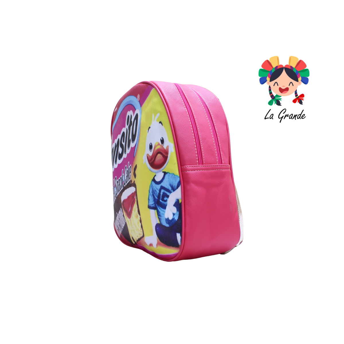 017 GANSITO LUCCIANA Mochila Rojo Amarillo Casual para Dama