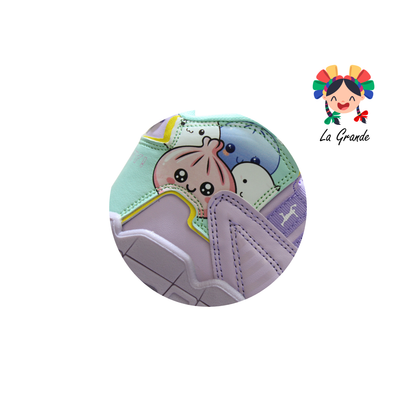 1019-D Dom HARMAN Lila Menta Sint Tenis Casual con Luces para Niña