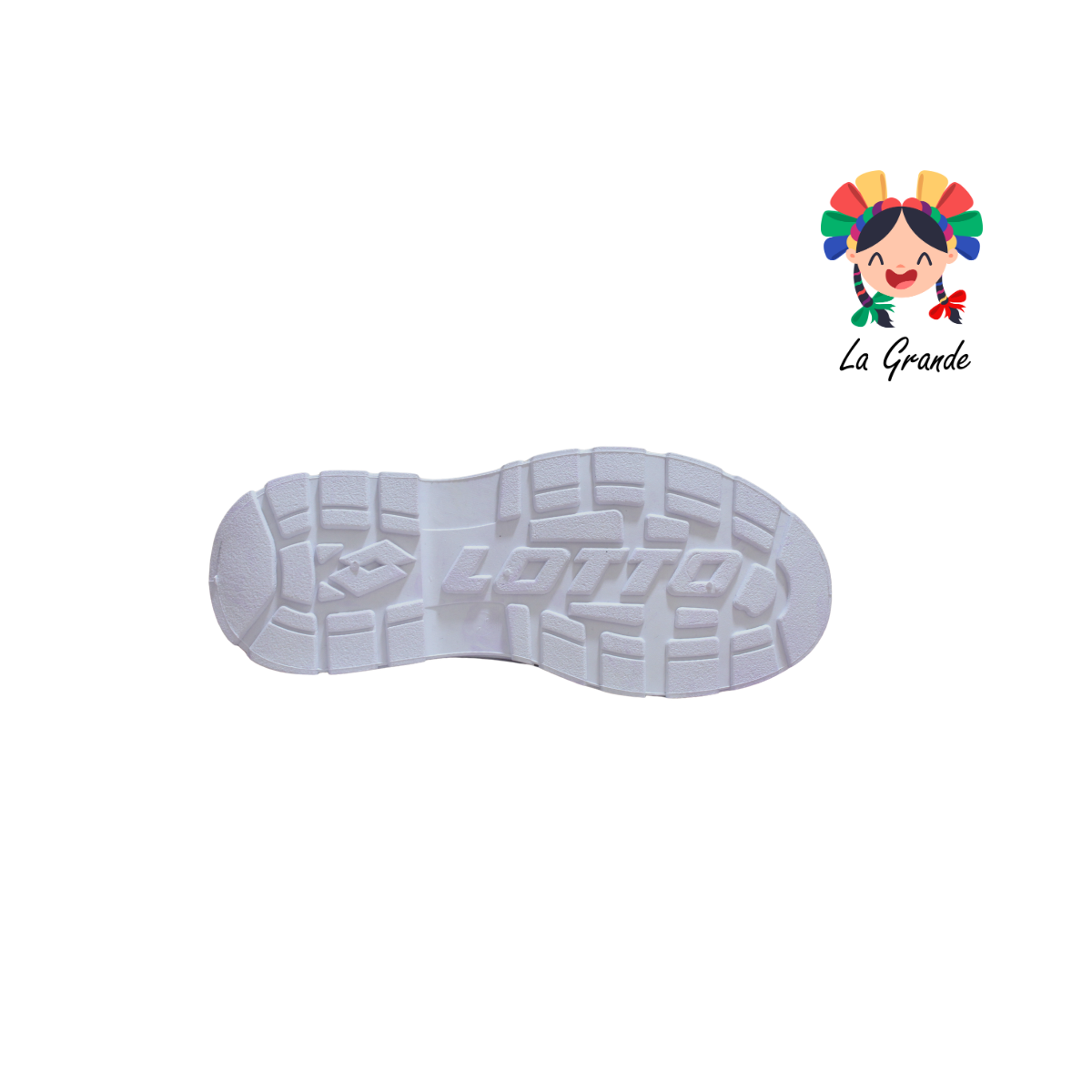 9H518101 LOTTO Blanco Negro Tenis Casual para Dama