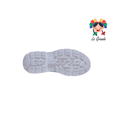 9H518101 LOTTO Blanco Negro Tenis Casual para Dama