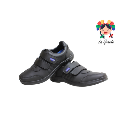 4631 RODRISAN Negro Sint Zapato Casual para Joven