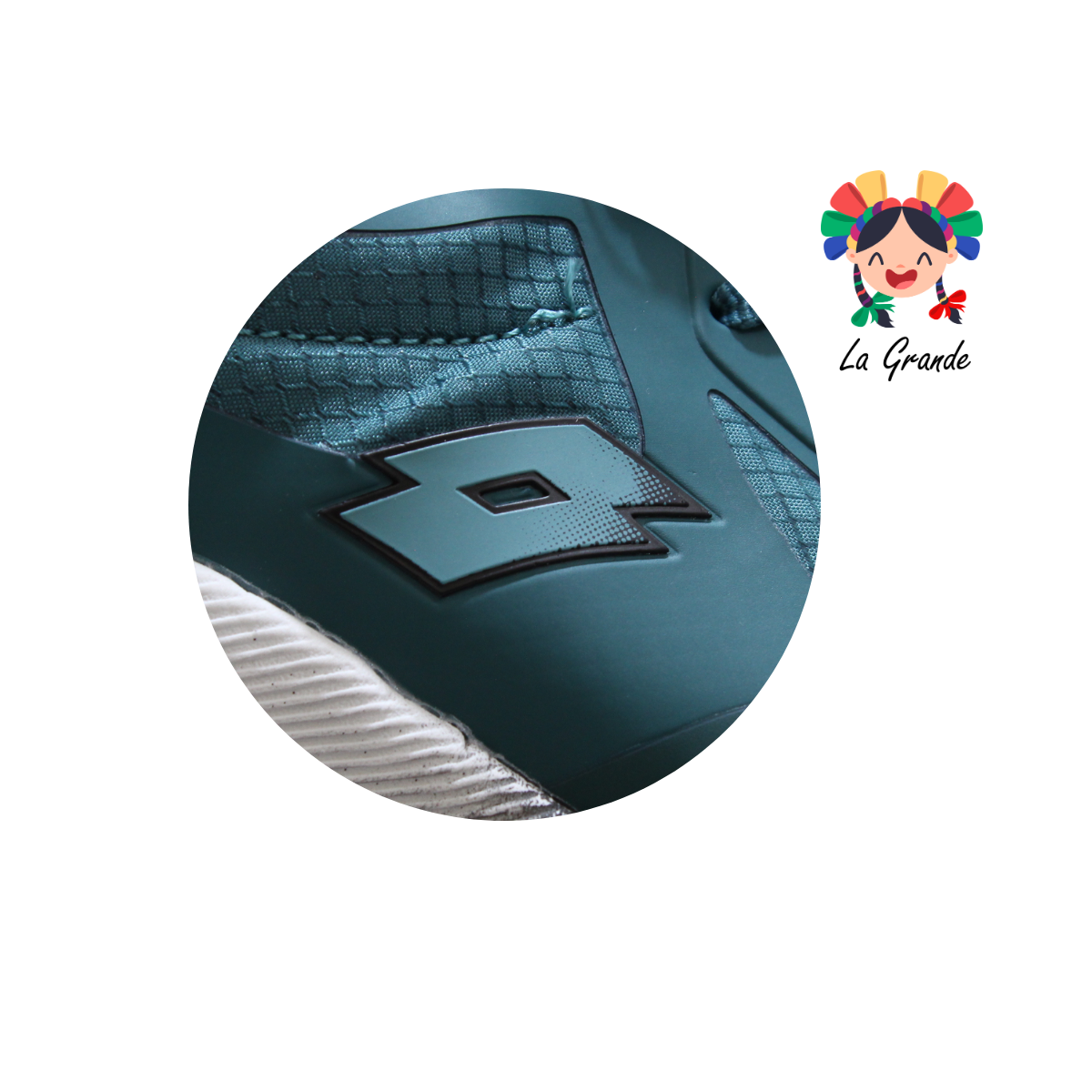 0H554770 LOTTO Verde Agua Tenis Casual para Caballero