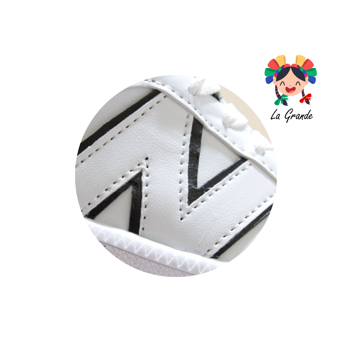 900 PICHUS Blanco Negro Tenis Casual para Niña y Niño