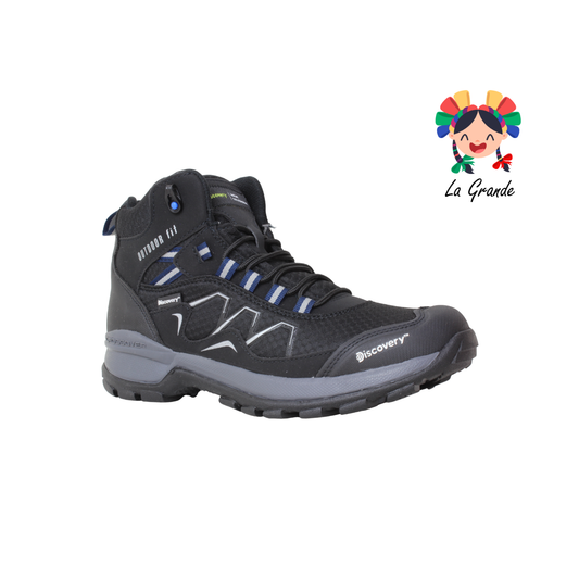 2320 DISCOVERY Negro Negro Textil Bota de Montaña para Caballero