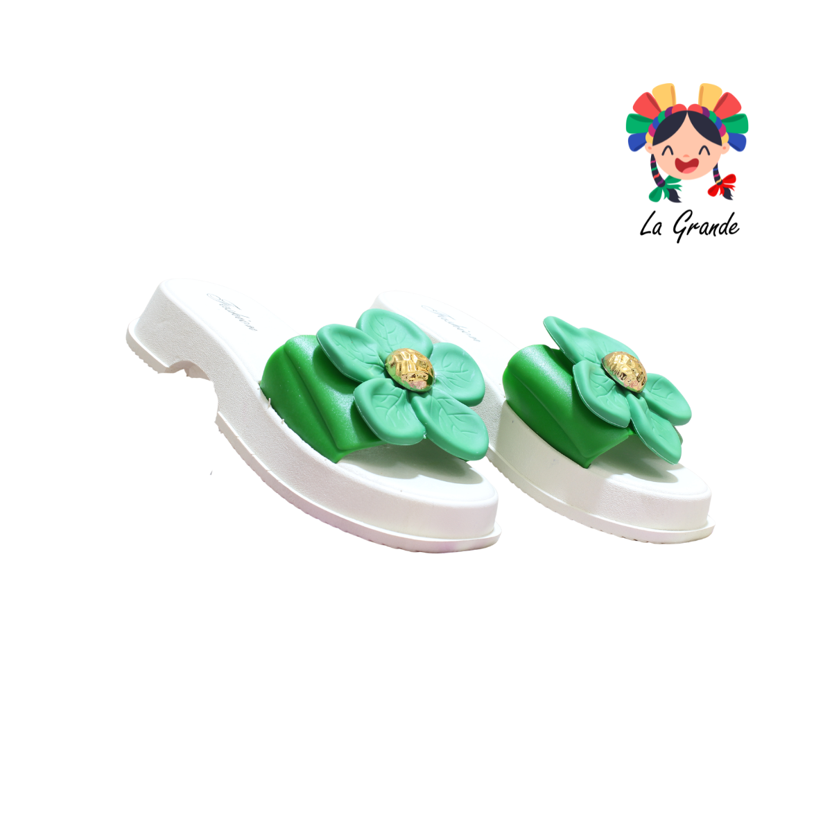 A-8111 ZXXG Multicolor Sintético Sandalia de Baño o Playa para Dama