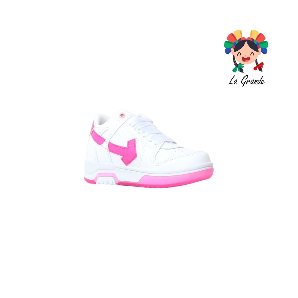 12000 FIRST Blanco Fiusha Sint Tenis Casual para Niña