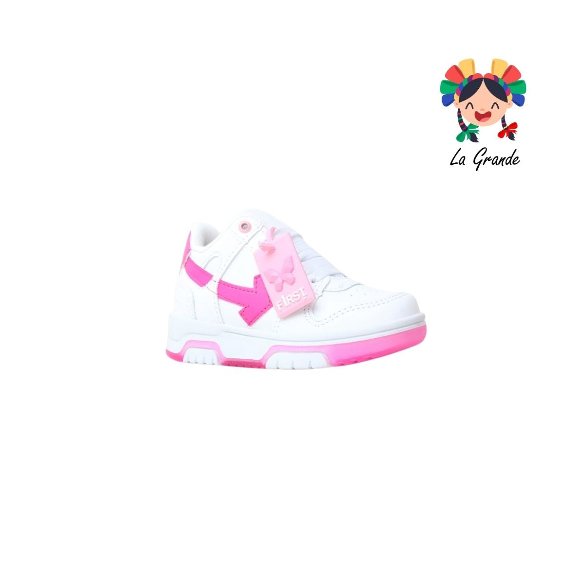 12000 FIRST Blanco Fiusha Sint Tenis Casual para Niña