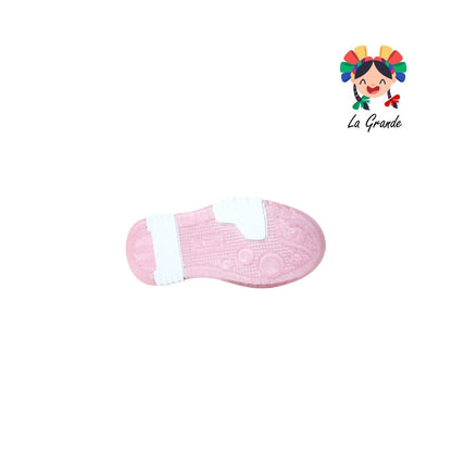 12000 FIRST Blanco Rosa Sint Tenis Casual para Niña