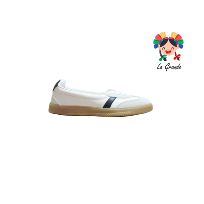 12090 DADDY Latte Negro Casual Tenis para Dama