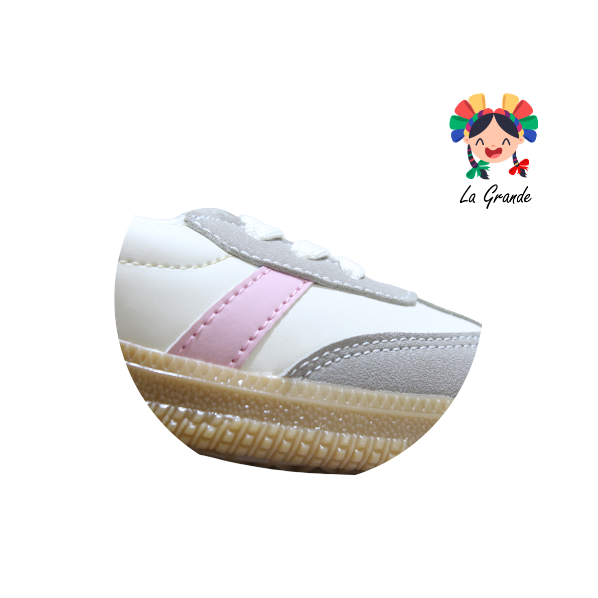 12090 DADDY Latte Rosa Casual Tenis para Dama