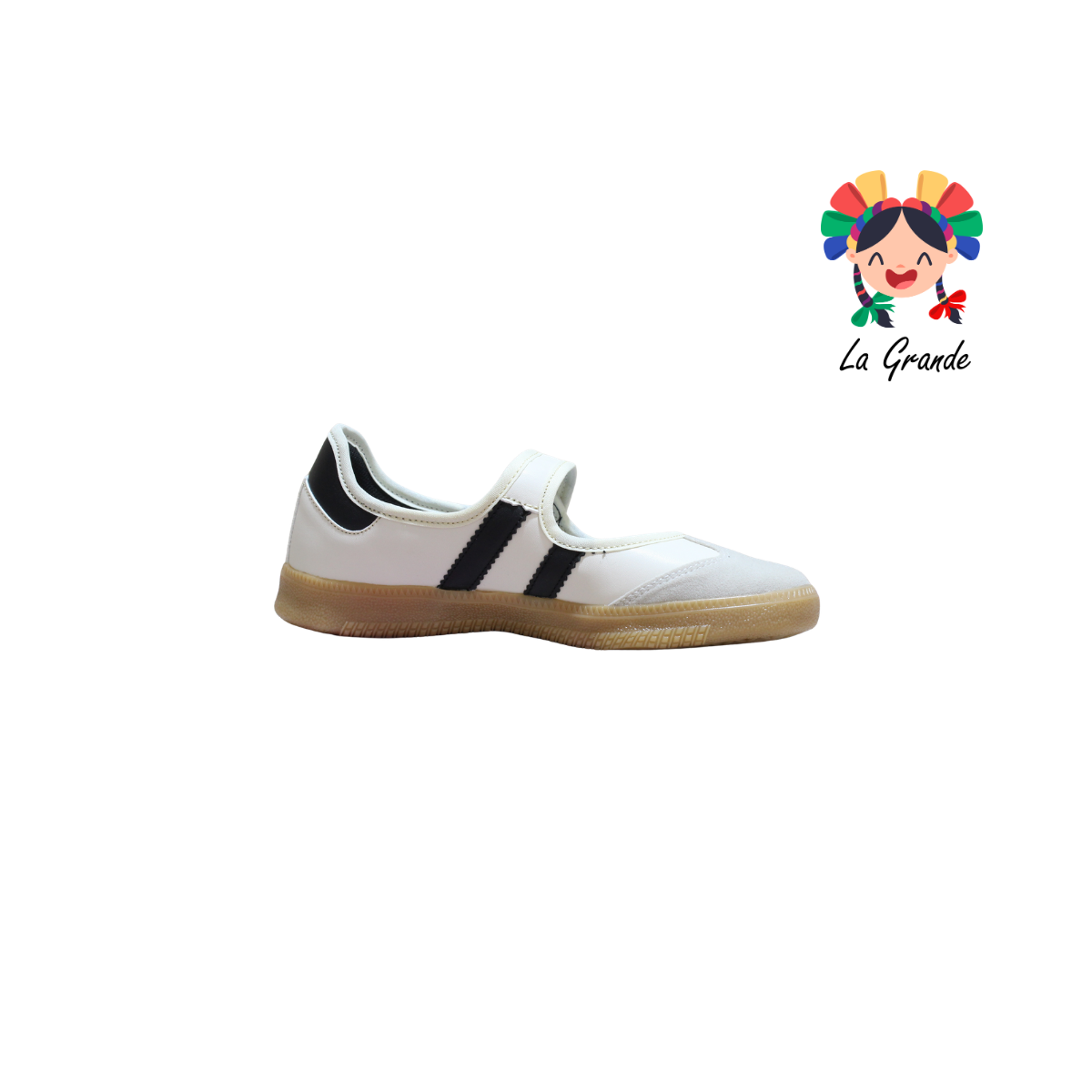 12099 DADDY Latte Negro Casual Tenis para Dama