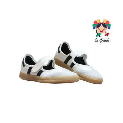 12099 DADDY Latte Negro Casual Tenis para Dama
