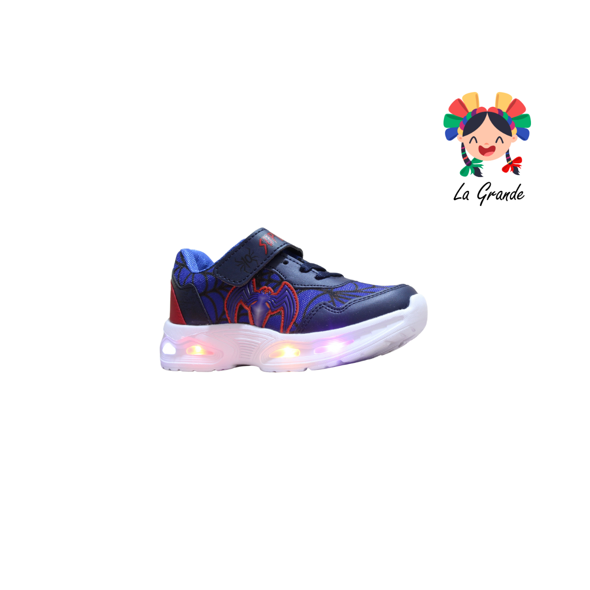 523 BF LUX-10 Rey Marino Tenis Casual con Luz Led para Niño