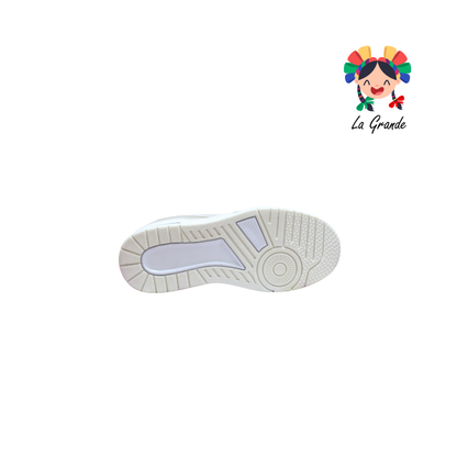 120 WALKQUIR Blanco Beige Tenis Casual para Dama, Joven