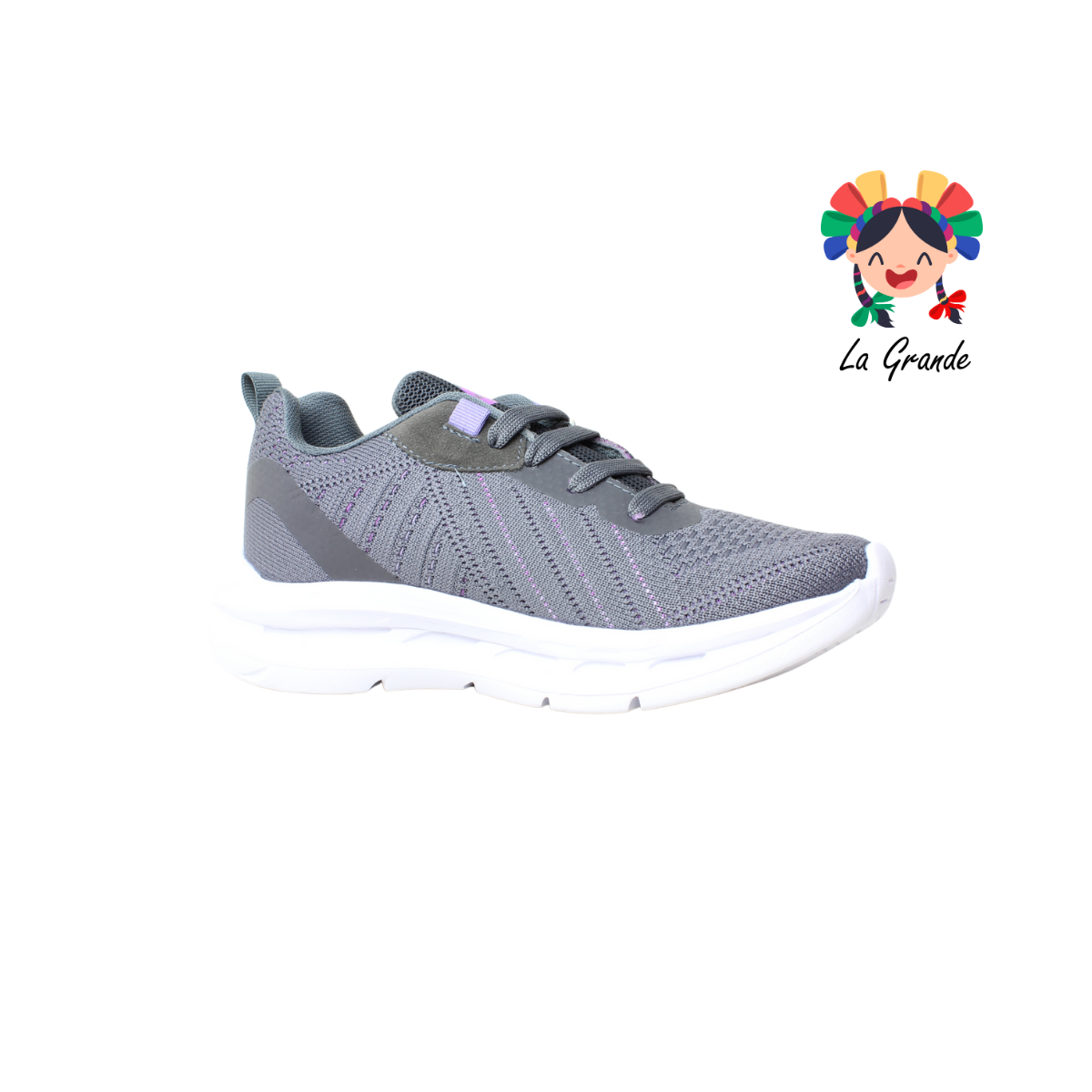 850 SIONEL Oxford Lila Tenis Deportivo para Dama