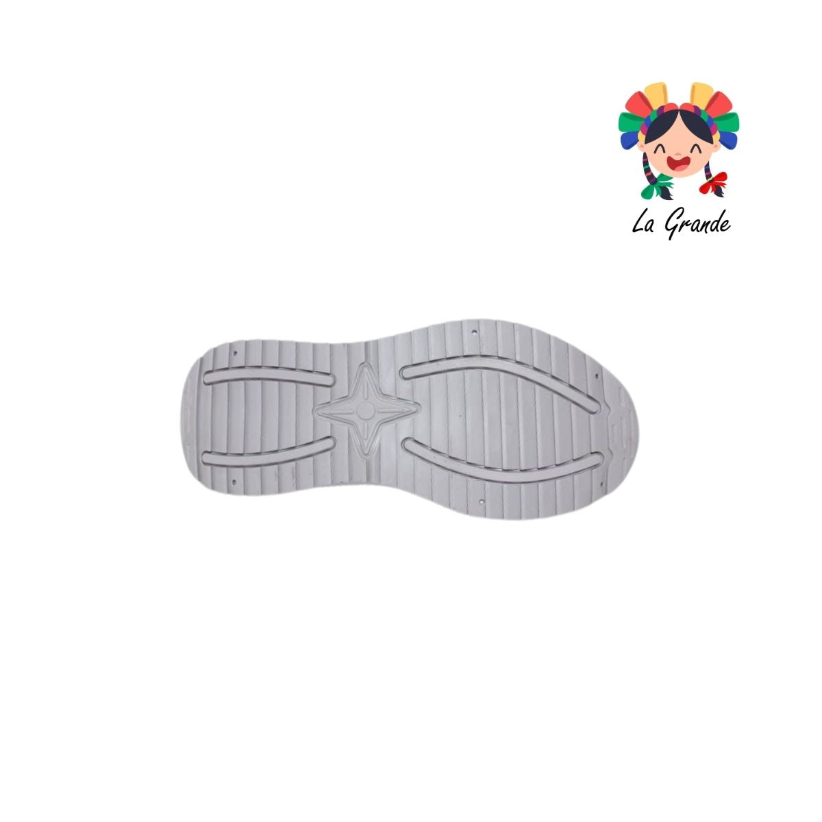 1221 H-GROSS Gris Rosa Pastel Tenis Deportivo para Dama