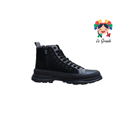 9H518013 LOTTO Negro Gris Tenis Casual para Dama