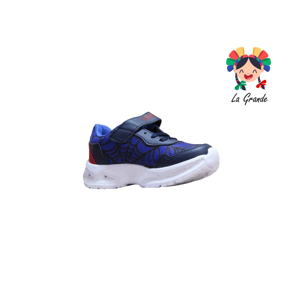 523 BF LUX-10 Rey Marino Tenis Casual con Luz Led para Niño