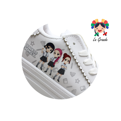 750 K POP CHAMPS Blanco Tenis Casual para Niña