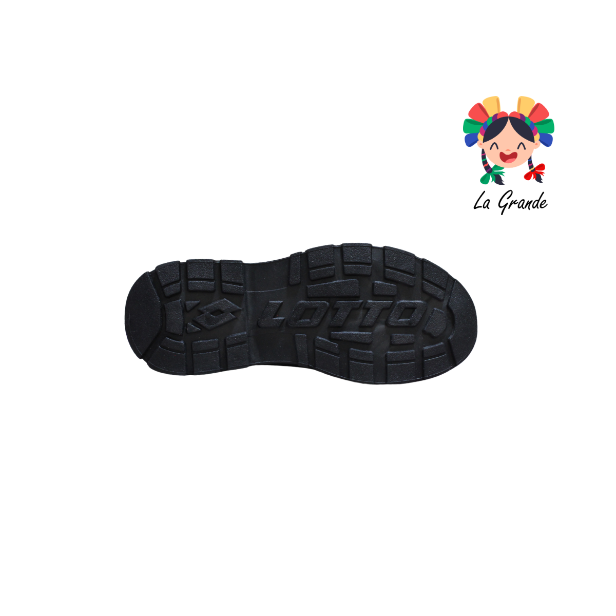 9H518013 LOTTO Negro Gris Tenis Casual para Dama
